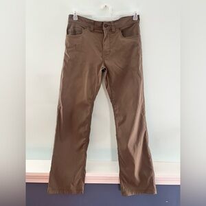 PrAna Brion Men’s Khaki Outdoor Pants, Size 31x30
